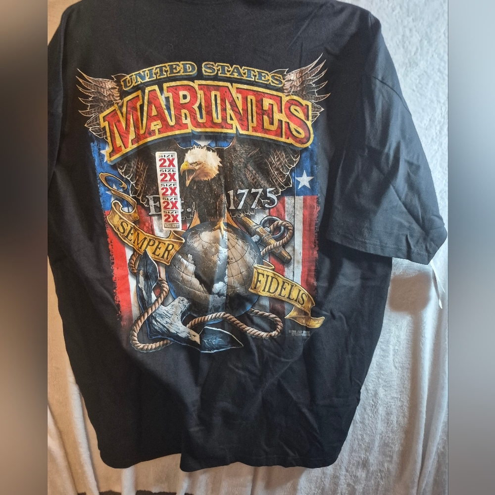 US MARINES 2XL TEE Shirt NWT